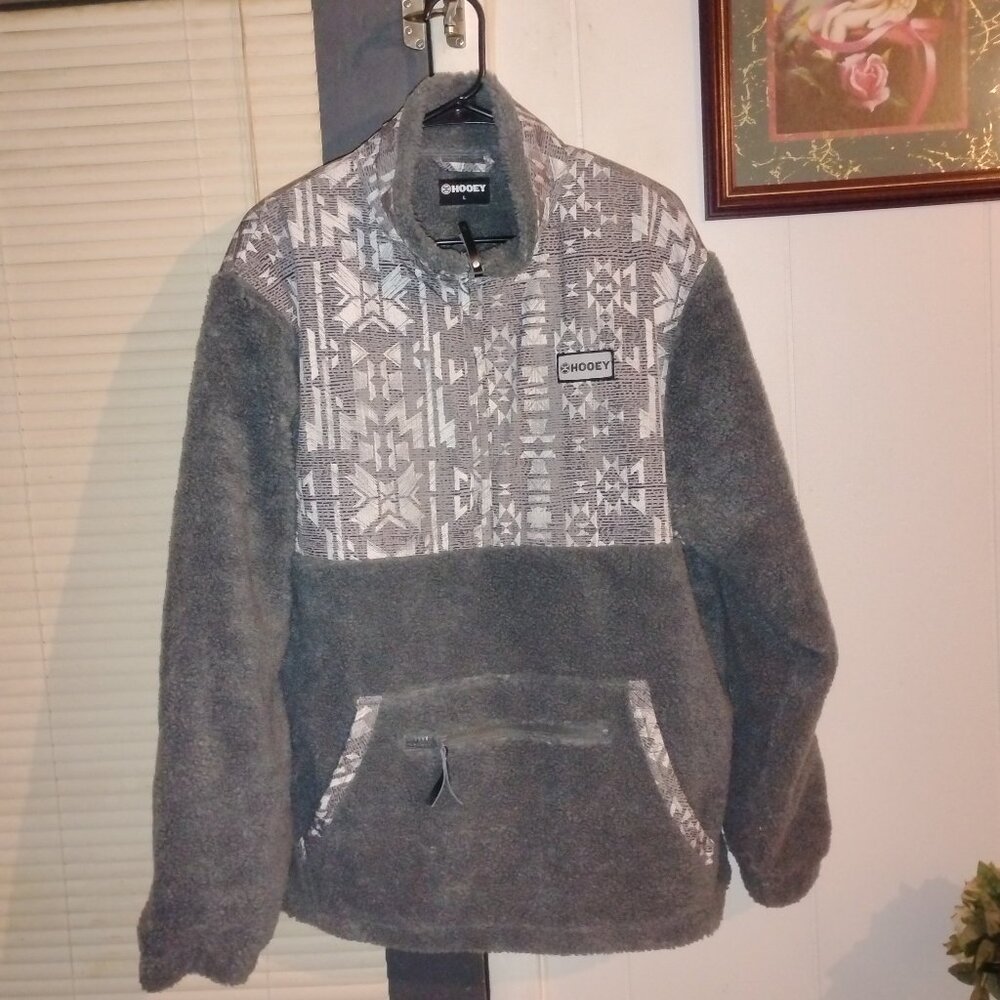 Men's Hooey Sherpa Fleece Pullover
